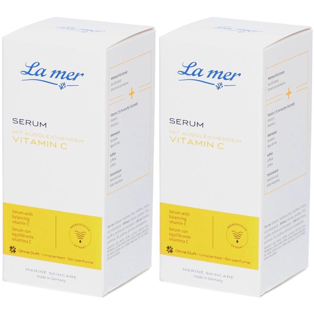 LA MER Vitamin C Serum o.Parfum 2x 2x30 ml Flüssigkeit