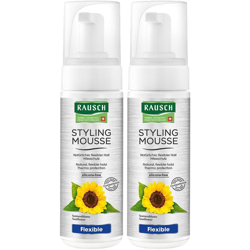 Rausch Styling Mousse flexible Non-Aerosol 2x 2x150 ml Schaum