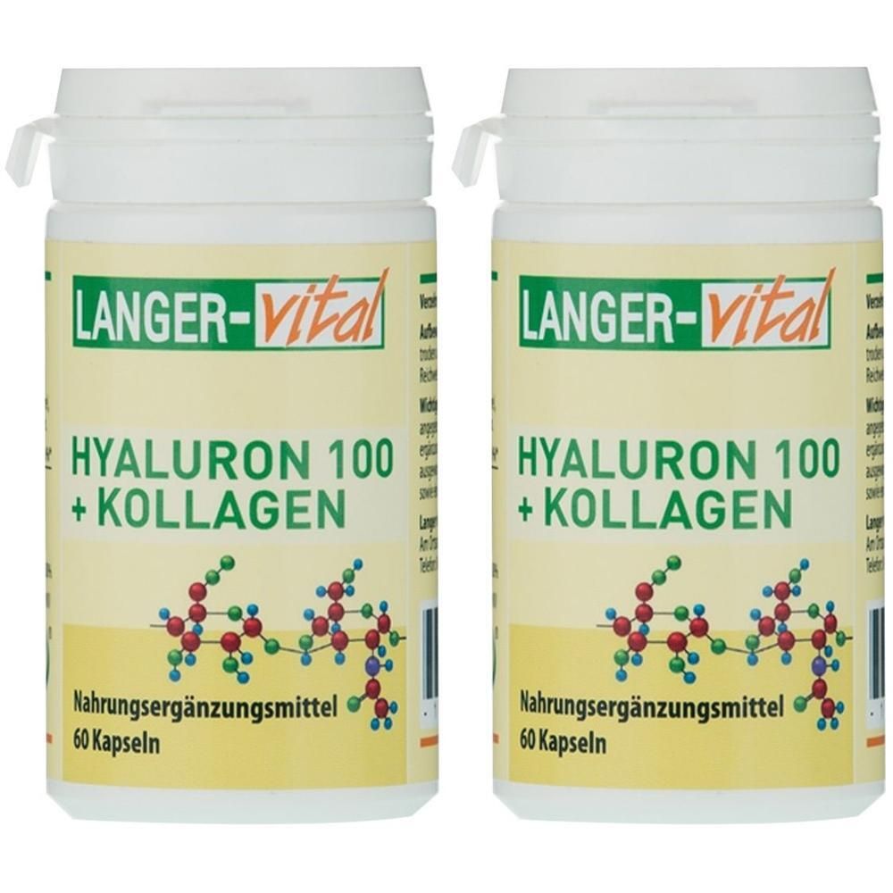 Hyaluron 100+Kollagen 250 Kapseln 2x 2x60 St