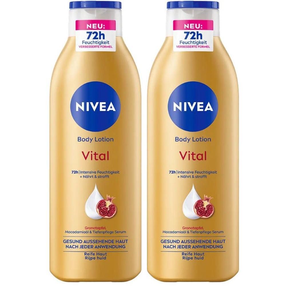 Nivea Body Lotion Vital reichhaltig 2x 2x250 ml