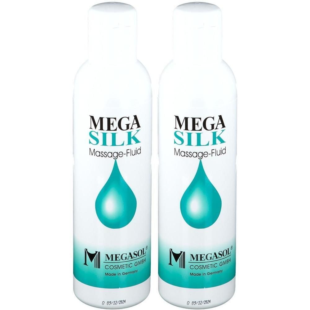 Mega Silk Massage-Fluid 2x 2x500 ml Flüssigkeit