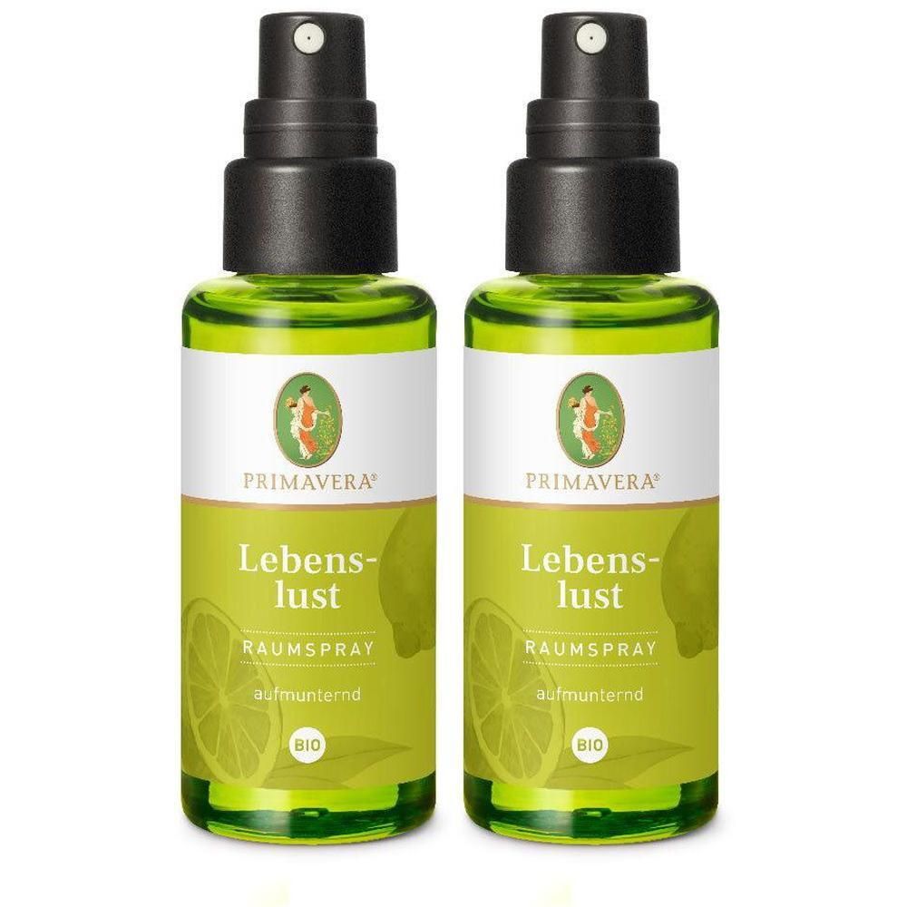 Lebenslust Raumspray Bio 2x 2x50 ml Ätherisches Öl