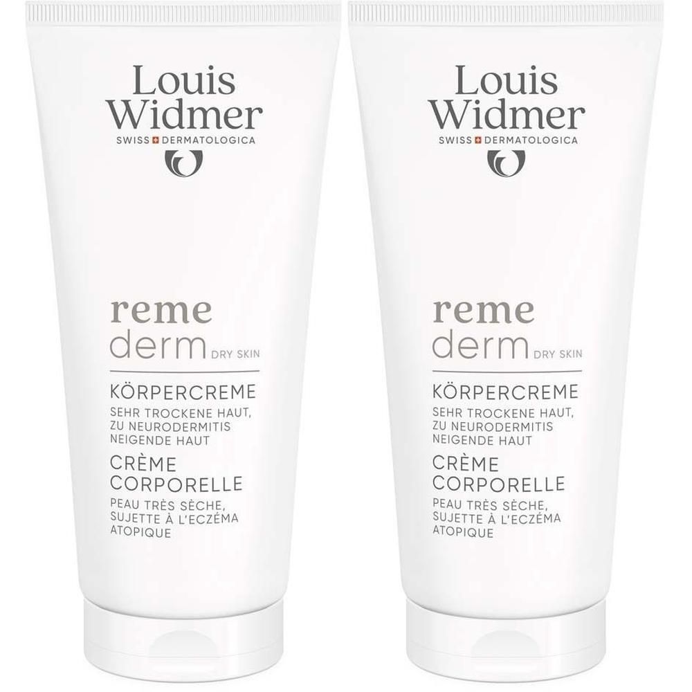 Widmer Remederm dry Skin Körpercreme 2x 2x200 ml Creme