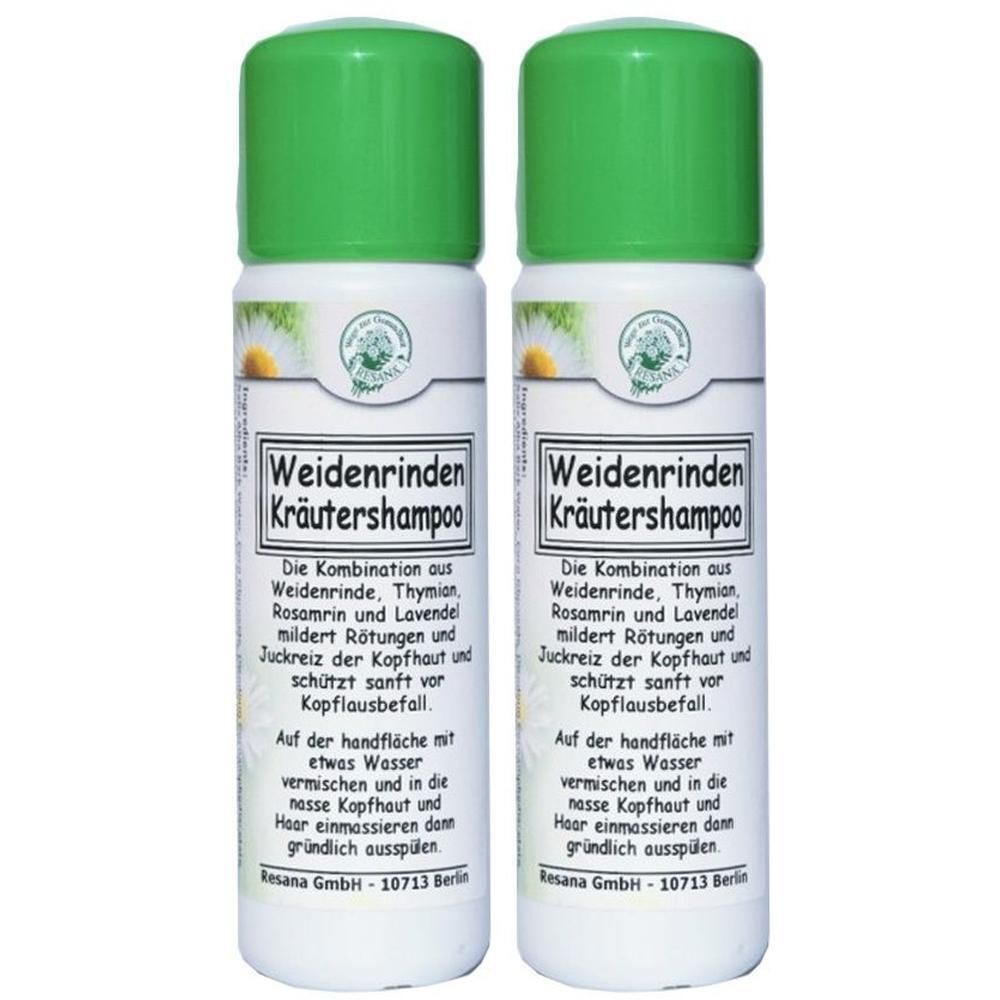 Weidenrinden Kräutershampoo 2x 2x150 ml Shampoo