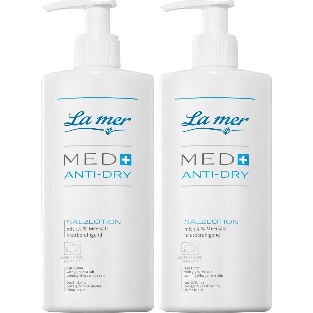 LA MER Med+ Anti-Dry Salzlotion o.Parfum 2x 2x200 ml Lotion