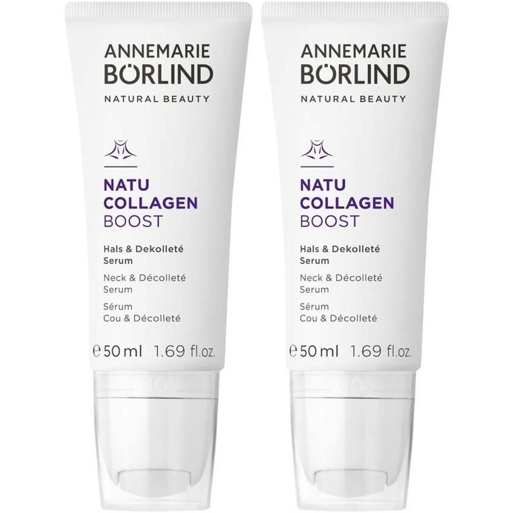 Börlind Natu Collagen Hals & Dekollete Serum 2x 2x50 ml Konzentrat