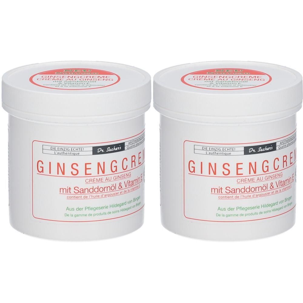 Ginseng Creme mit Sanddornöl & Vitamin E 2x 2x250 ml