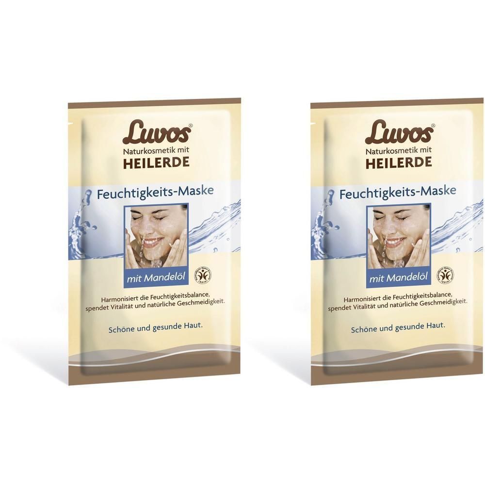 Luvos Crememaske Feuchtigkeit gebrauchsfert. 2x 2x2x7,5 ml Gesichtsmaske