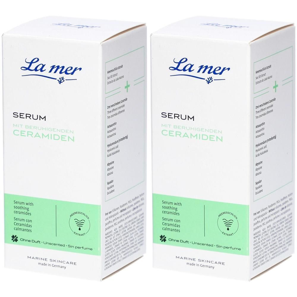 LA MER Ceramide Serum o.Parfum 2x 2x30 ml Flüssigkeit