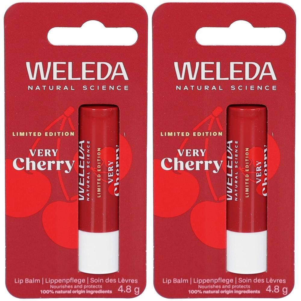 Weleda Very Cherry Lippenpflege 2x 2x4,8 g