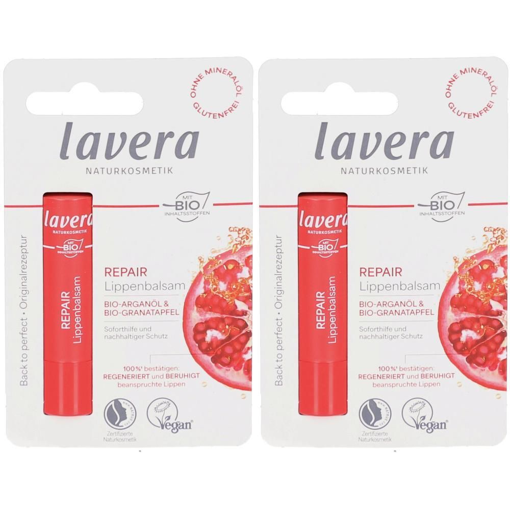 Lavera Repair Lippenbalsam 2x 2x4,5 g Balsam