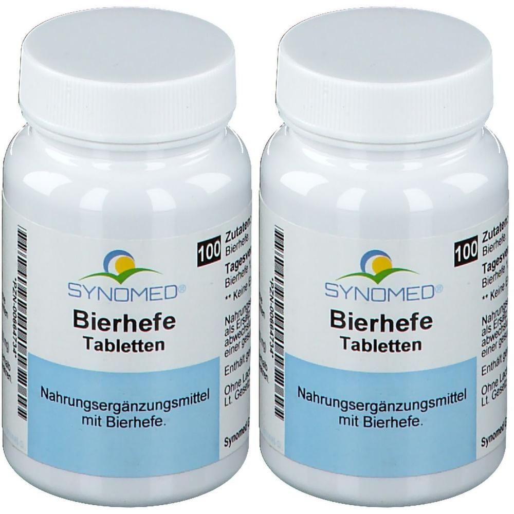 Bierhefe Tabletten Synomed 2x 2x100 St