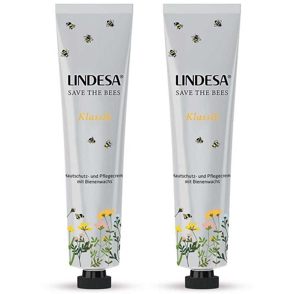 Lindesa Save the Bees klassik Hautsch.-u.Pflegecre 2x 2x50 ml Creme