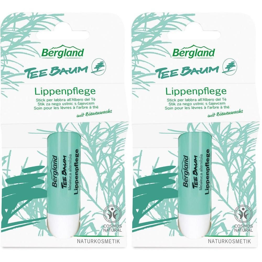 Teebaum Lippenpflege Stift 2x 2x4,8 g Stifte