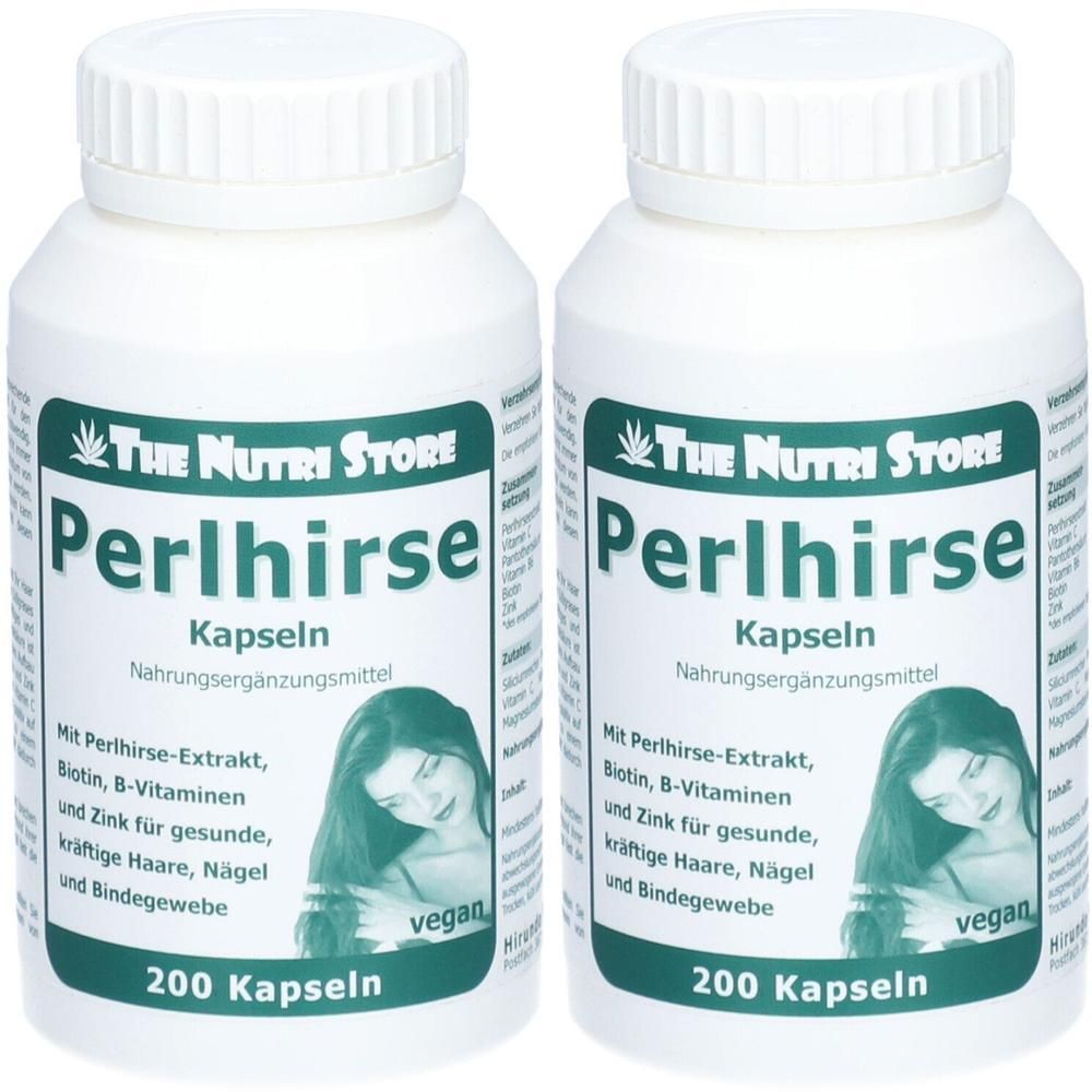 Perlhirse Kapseln veget. 2x 2x200 St