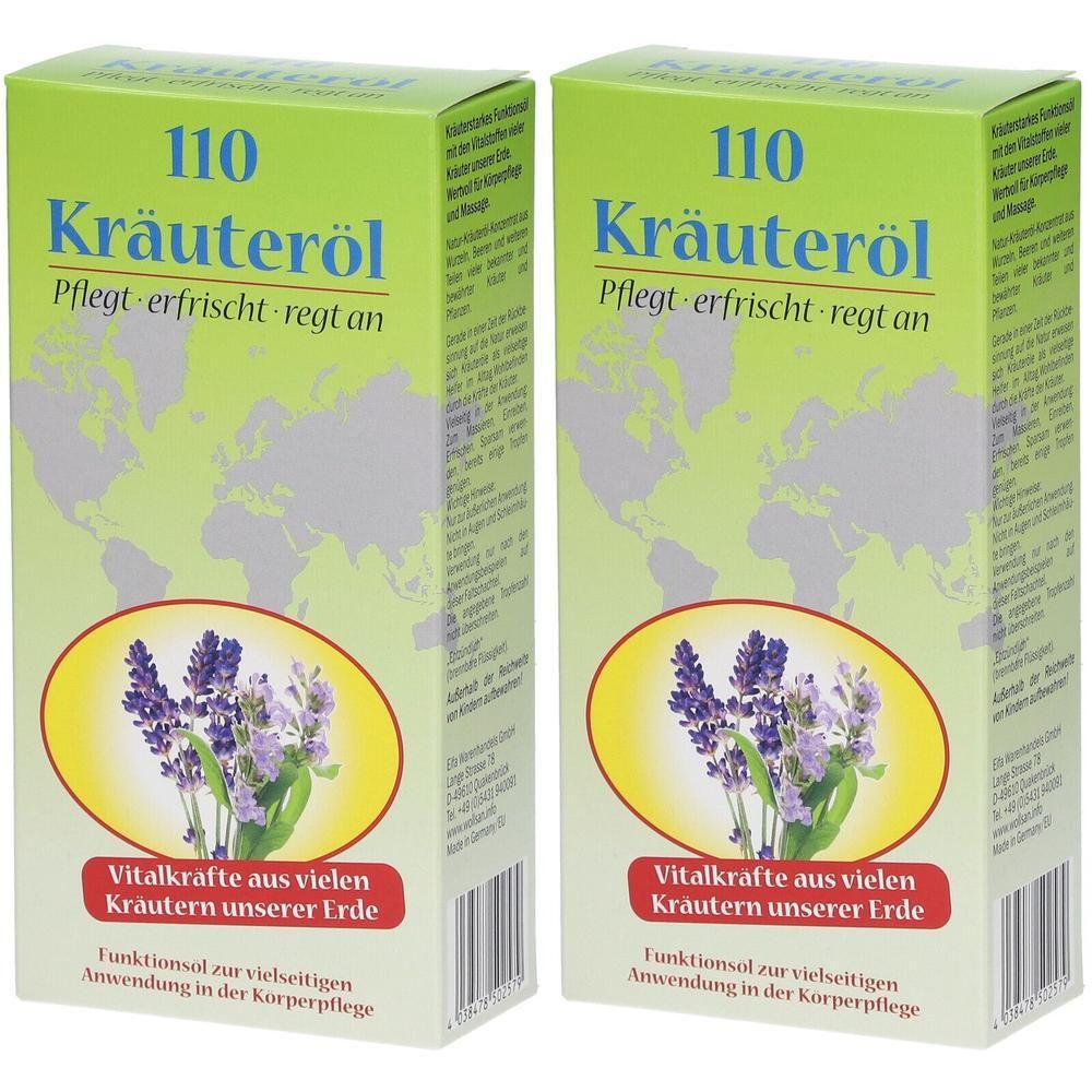110 Kräuteröl 2x 2x100 ml Öl