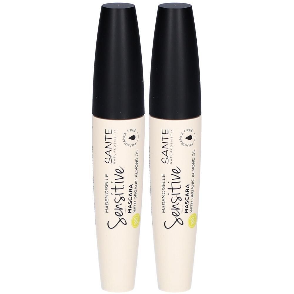 Mademoiselle Sensitive Mascara 01 Black 2x 2x12 ml