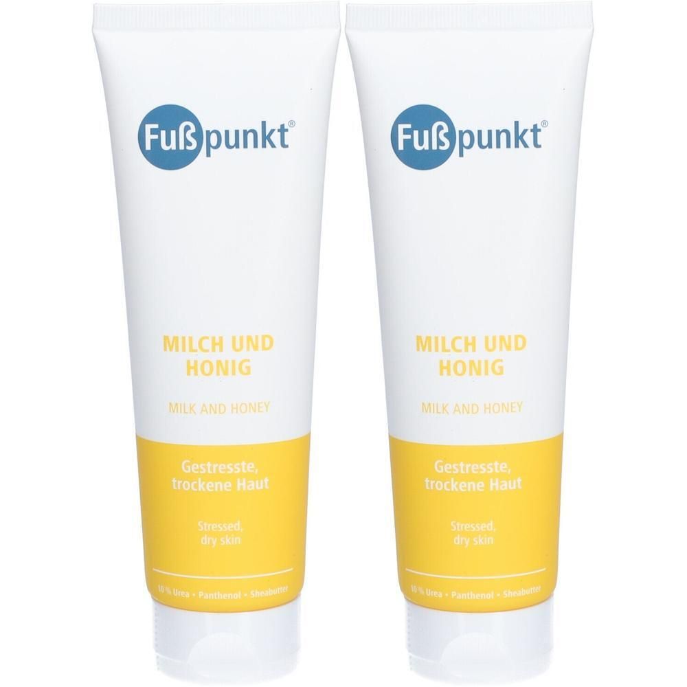 Fusspunkt Milch und Honig Creme 2x 2x125 ml