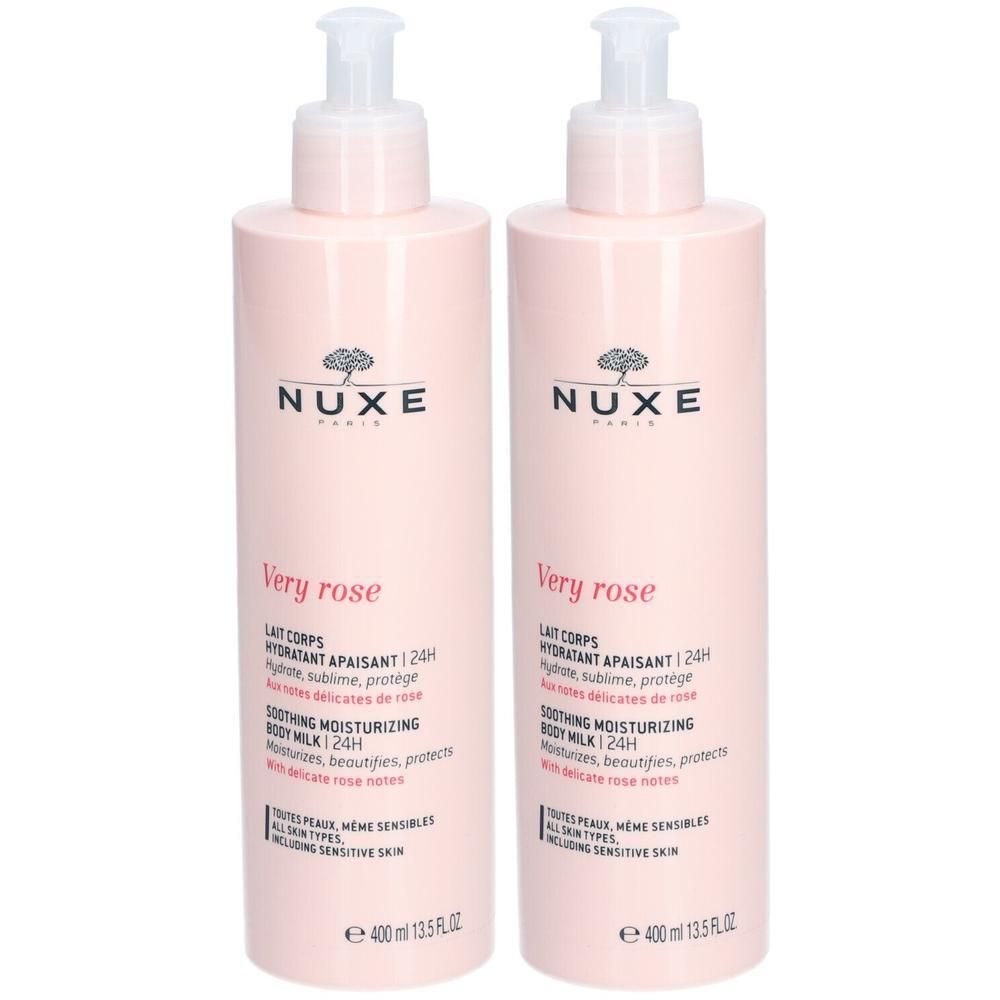 Nuxe Very Rose Körpermilch 2x 2x400 ml Milch