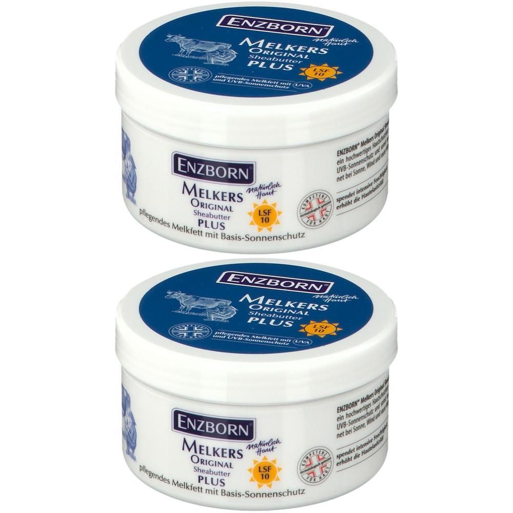 Melkers Original Premium mit Sheabutter Enzborn 2x 2x250 ml Fettsalbe