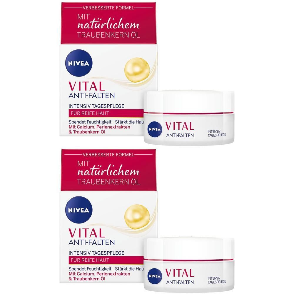 Nivea Visage Vital aufbauende Tagespflege 2x 2x50 ml Tagescreme