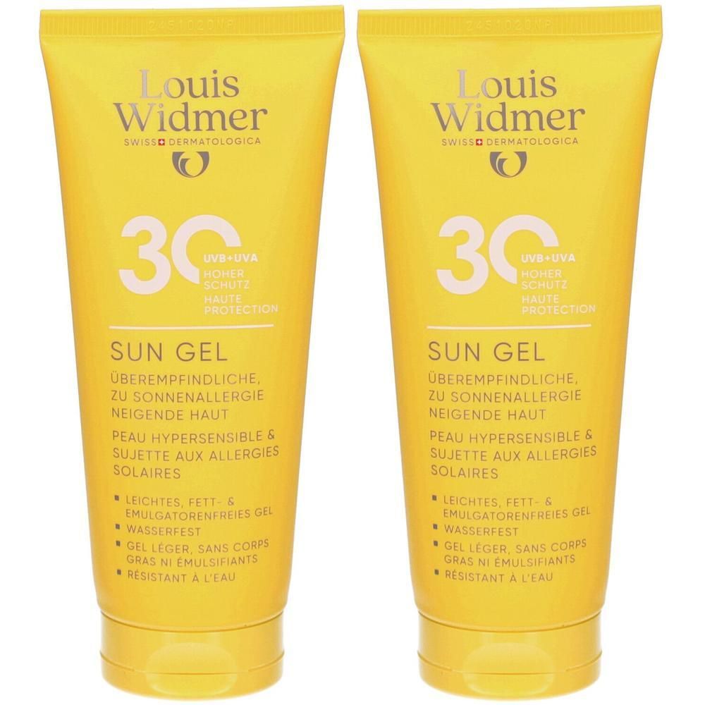 Widmer Sun Gel 30 o.P. 2x 2x100 ml