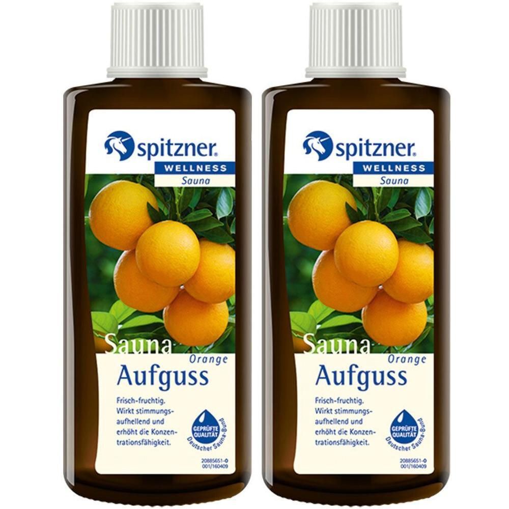Spitzner Saunaaufguss Orange Wellness 2x 2x190 ml Konzentrat