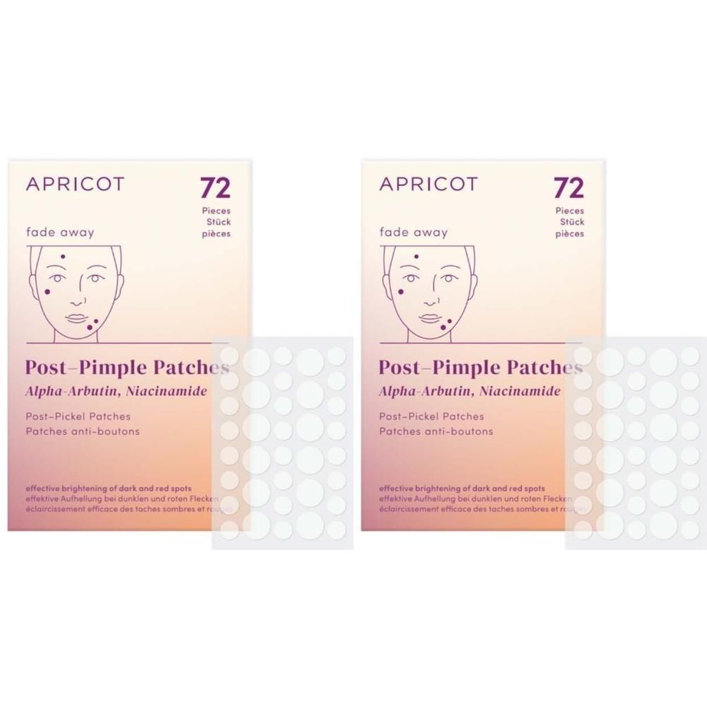 Apricot Post Pimple Patches fade away 2x 2x72 St Pflaster