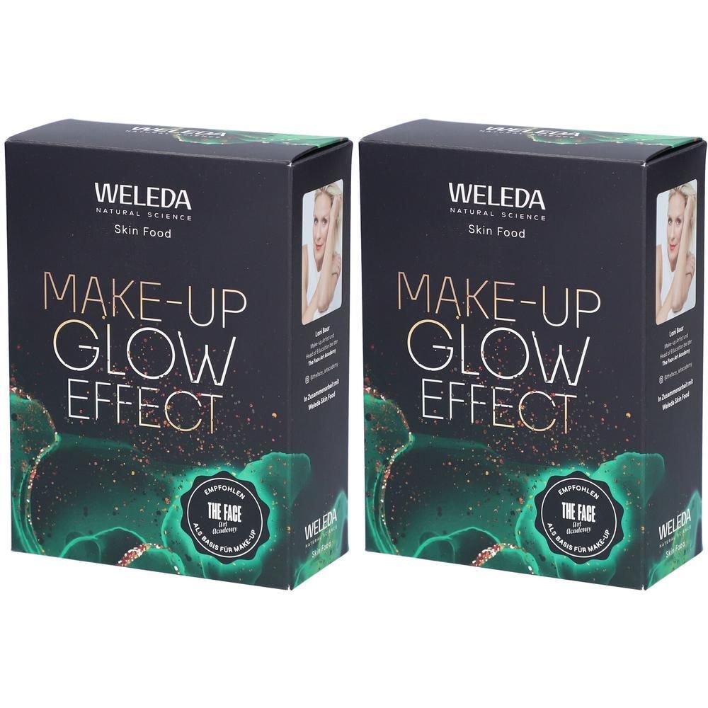 Weleda Gesch.Set Skin Food Face Makeup Glow Eff.25 2x 2x1 St