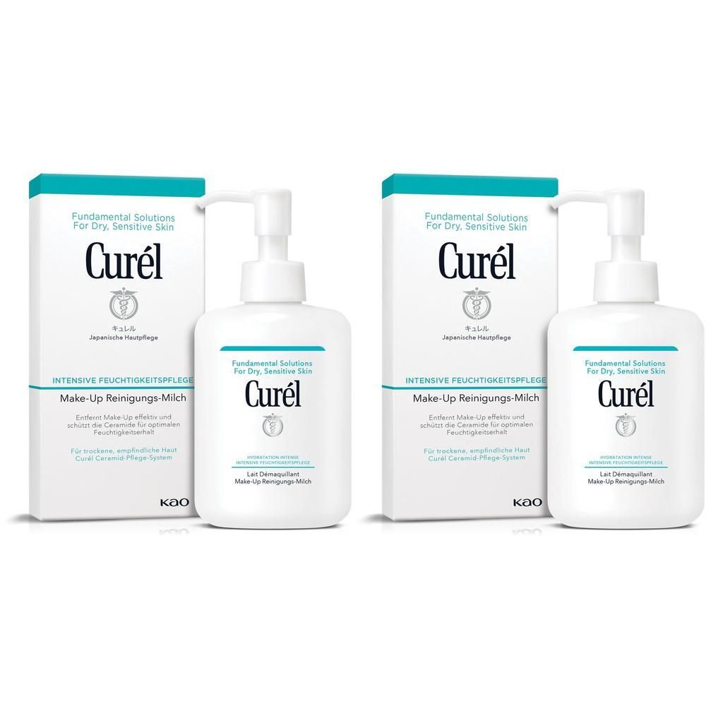 Curel Make-Up Reinigungs-Milch 2x 2x200 ml Milch