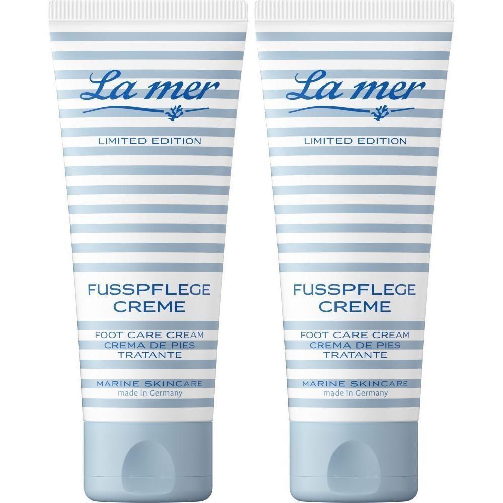 LA MER Fußpflegecreme m.äth.Öl 2x 2x75 ml Creme