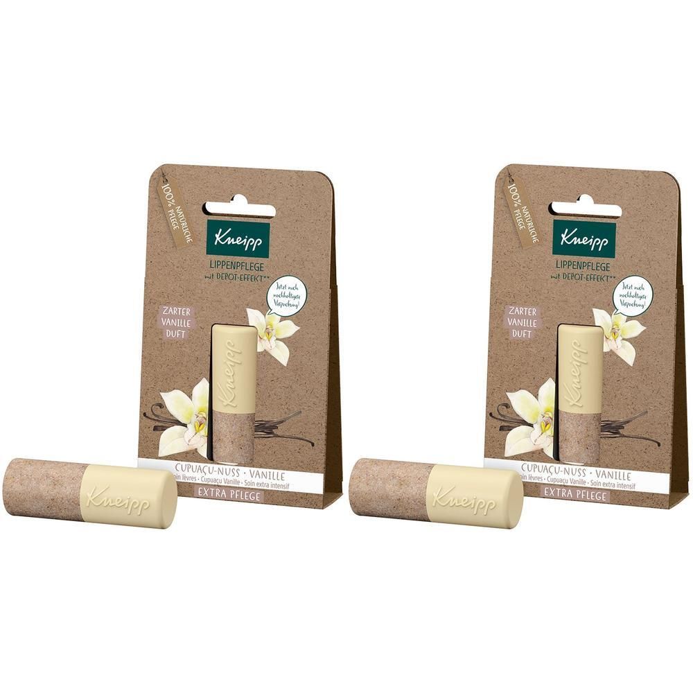 Kneipp Lippenpflege Extr.Pfl.Cupuacu-Nuss-Vanille 2x 2x1 St Lippenschutz
