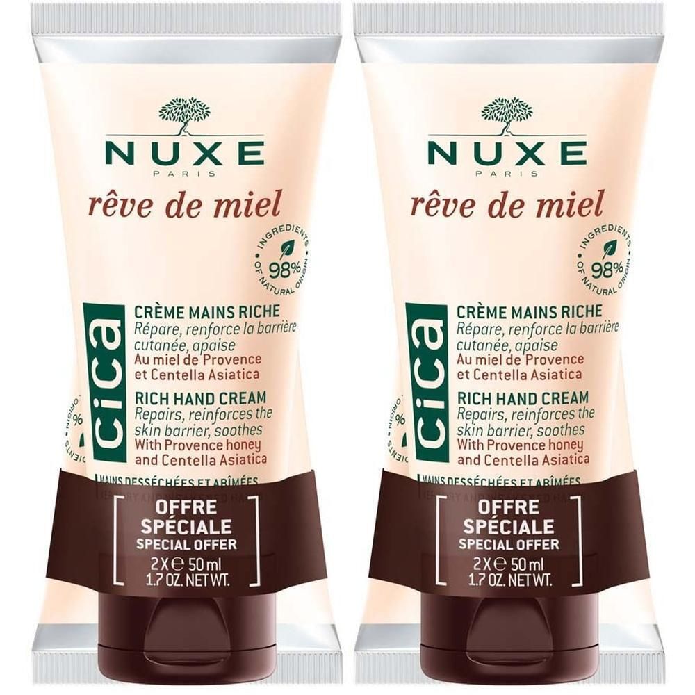 Nuxe Duo 24 Reve de Miel Cica Handcreme 2x 2x1 St Kombipackung
