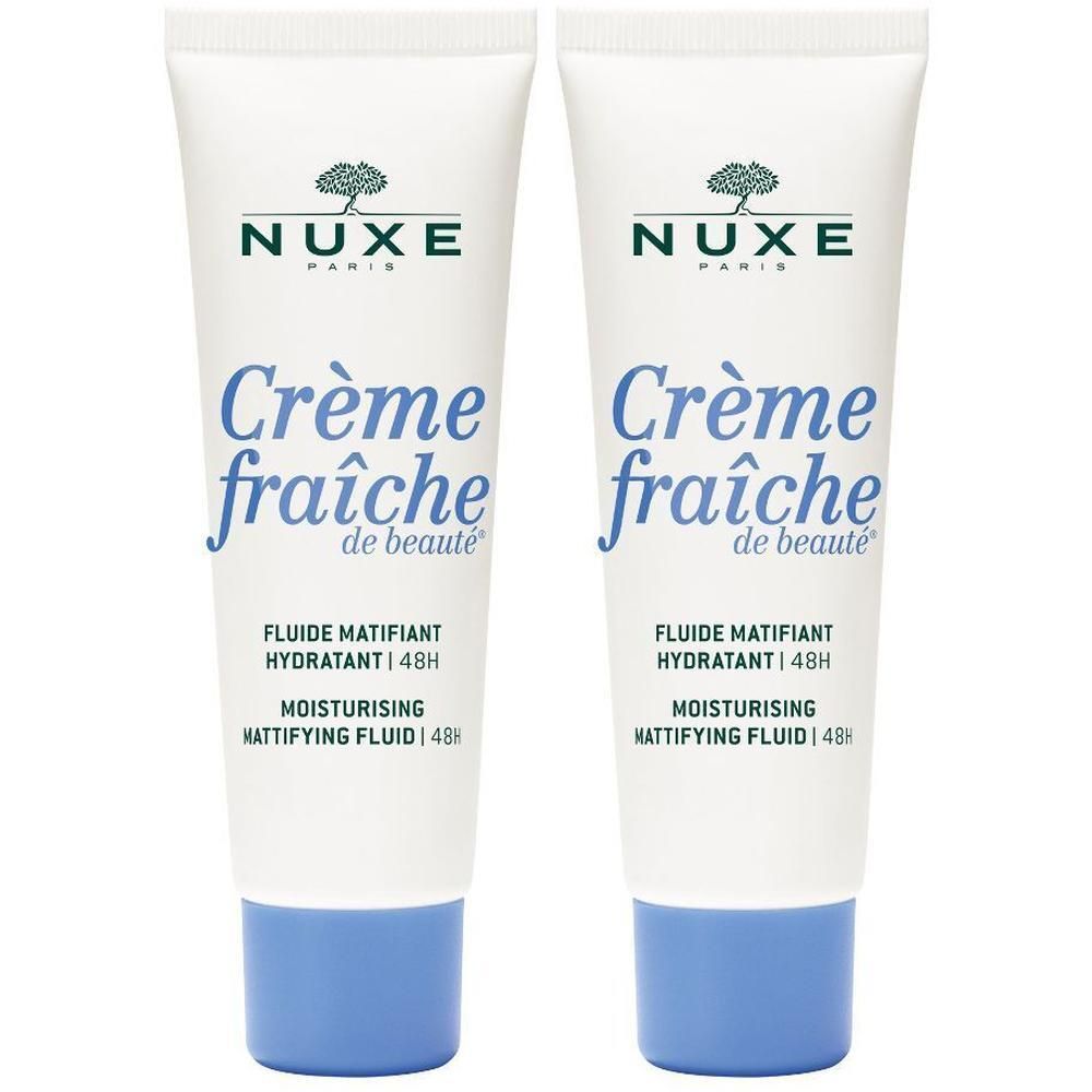 Nuxe Creme Fraiche mattierendes Feuchtigkeitsfluid 2x 2x50 ml Flüssigkeit