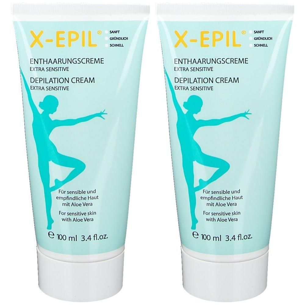 X-Epil Enthaarungscreme 2x 2x100 ml Creme