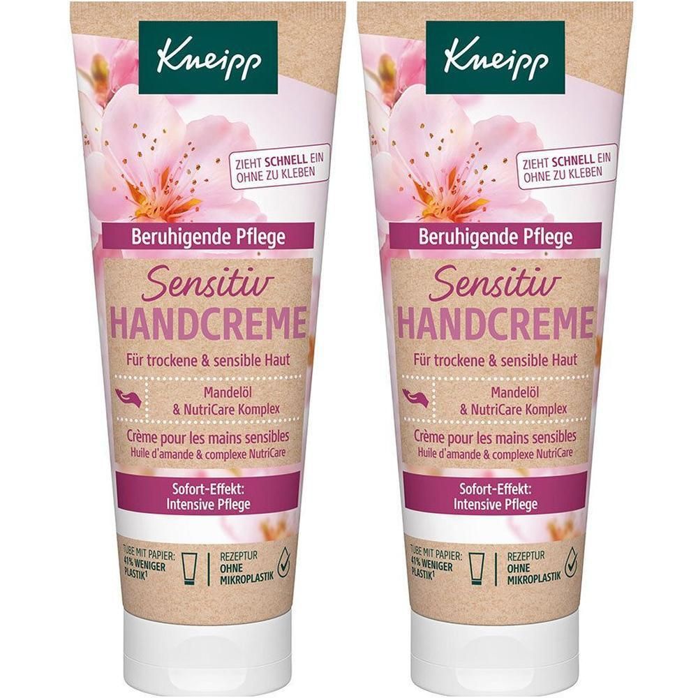 Kneipp beruhigende Pflege Sensitiv Handcreme 2x 2x75 ml Creme