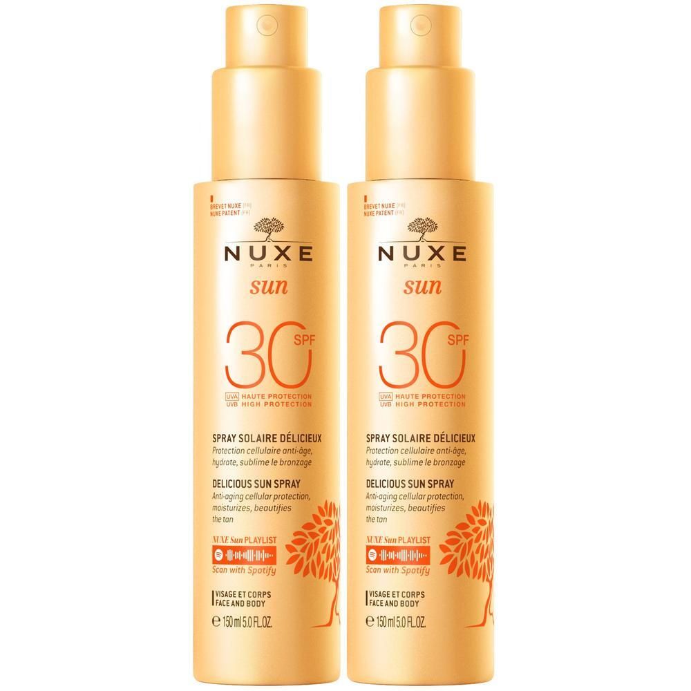 Nuxe Sun Sonnenspray Gesicht & Körper LSF 30 2x 2x150 ml Creme
