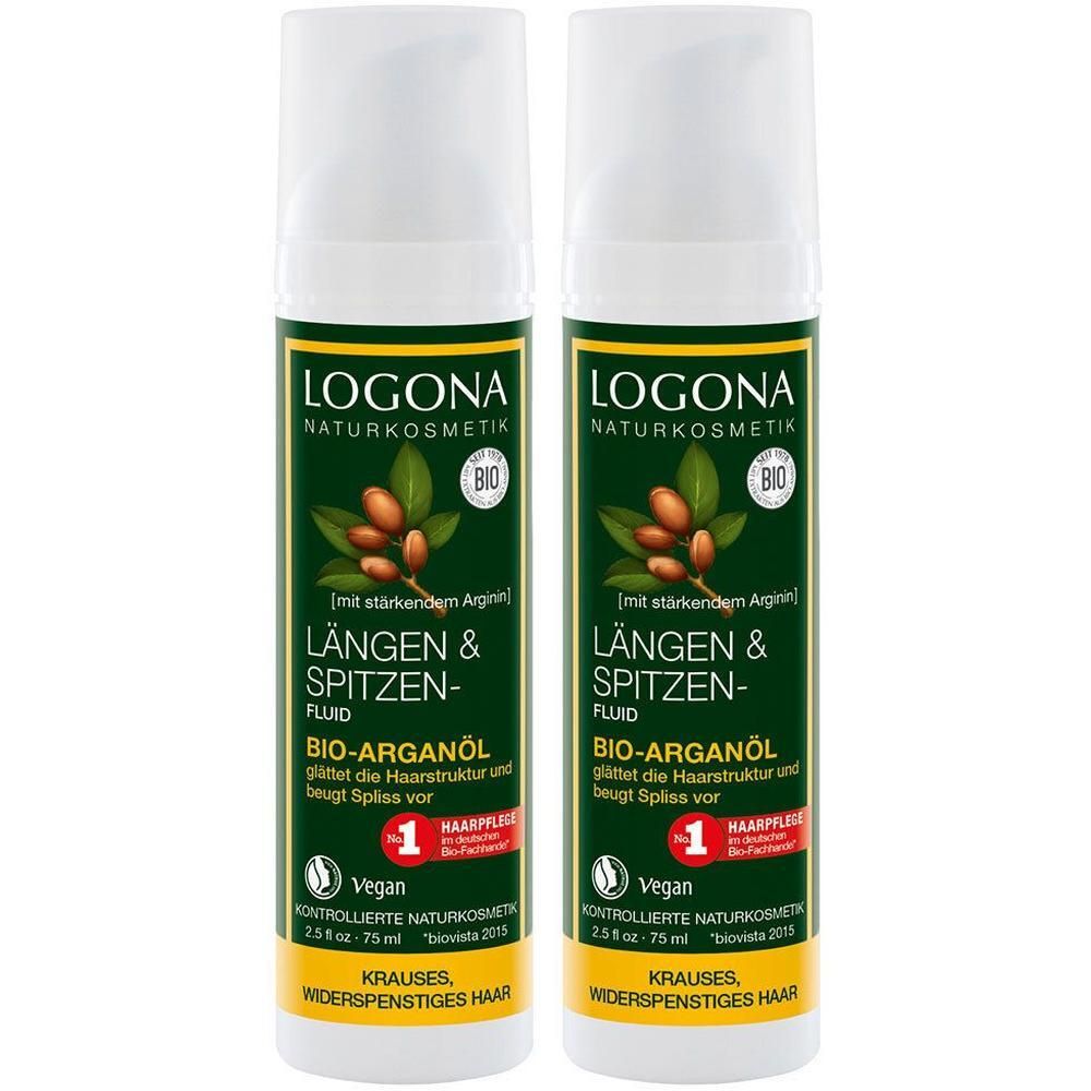 Längen- und Spitzenfluid Bio-Arganöl 2x 2x75 ml Flaschen