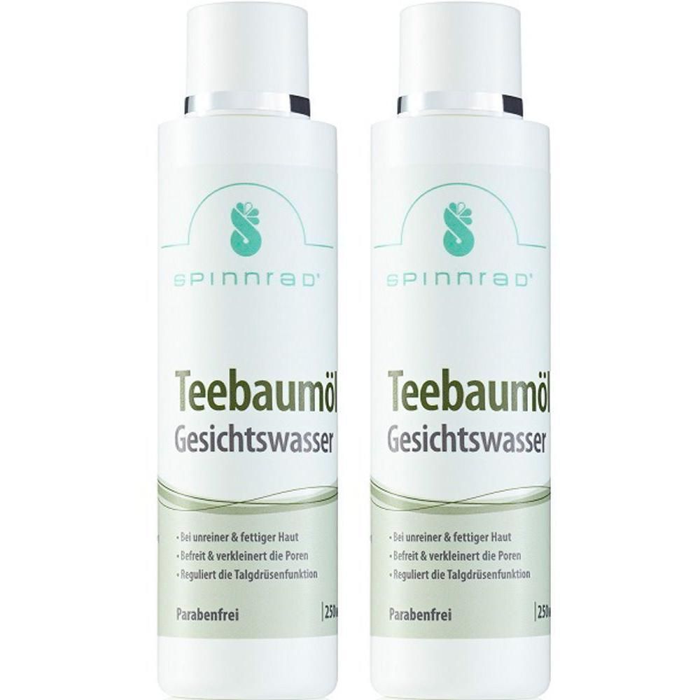 Teebaum ÖL Gesichtswasser 2x 2x250 ml Flüssigkeit