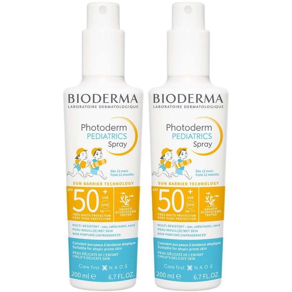 Bioderma Photoderm Pediatrics Spray SPF 50+ 2x 2x200 ml