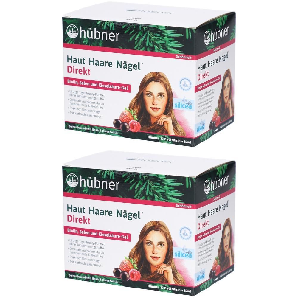 Hübner Haut Haare Nägel Direkt Rotfrucht flüss. 2x 2x30x15 ml Flüssigkeit