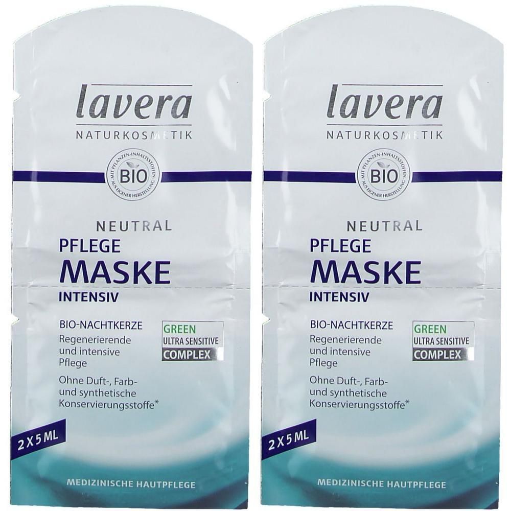 Lavera Neutral Maske 2x 2x2x5 ml Gesichtsmaske