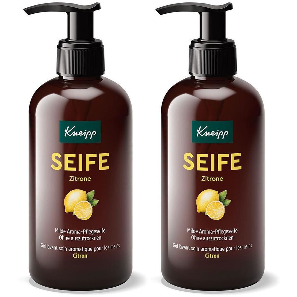 Kneipp Seife Zitrone milde Aroma-Pflegeseife 2x 2x250 ml