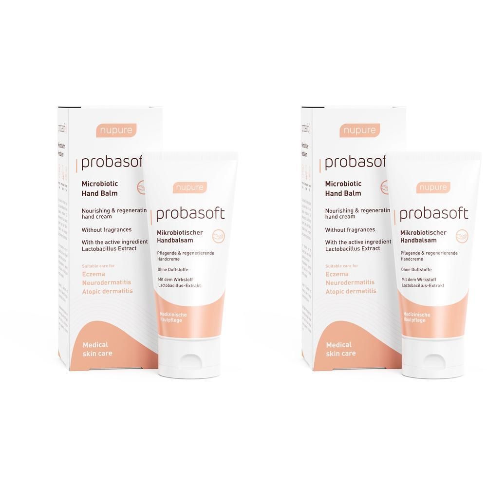 Nupure probasoft mikrobiotischer Handbalsam 2x 2x50 g Creme