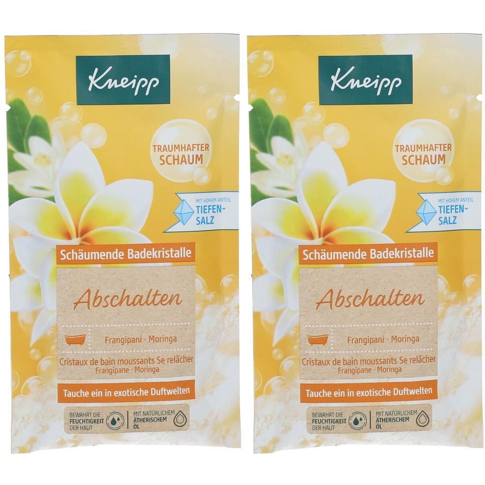 Kneipp schäumende Badekristalle Abschalten 2x 2x80 g Salz