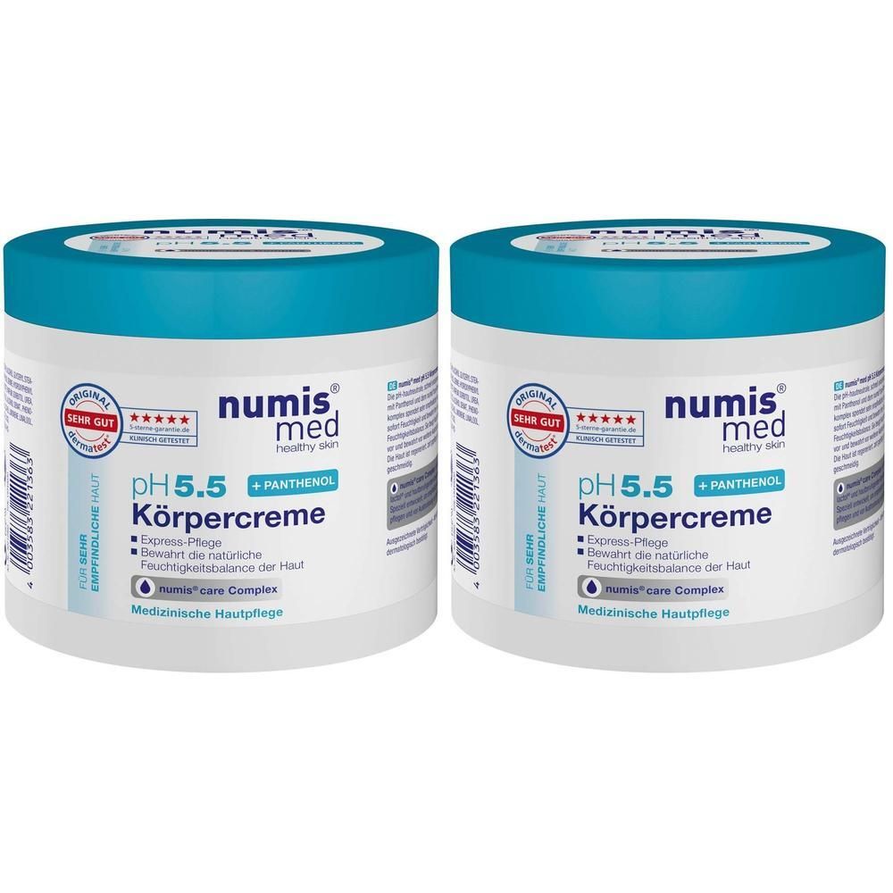 Numis med pH 5,5 Körpercreme 2x 2x400 ml Creme