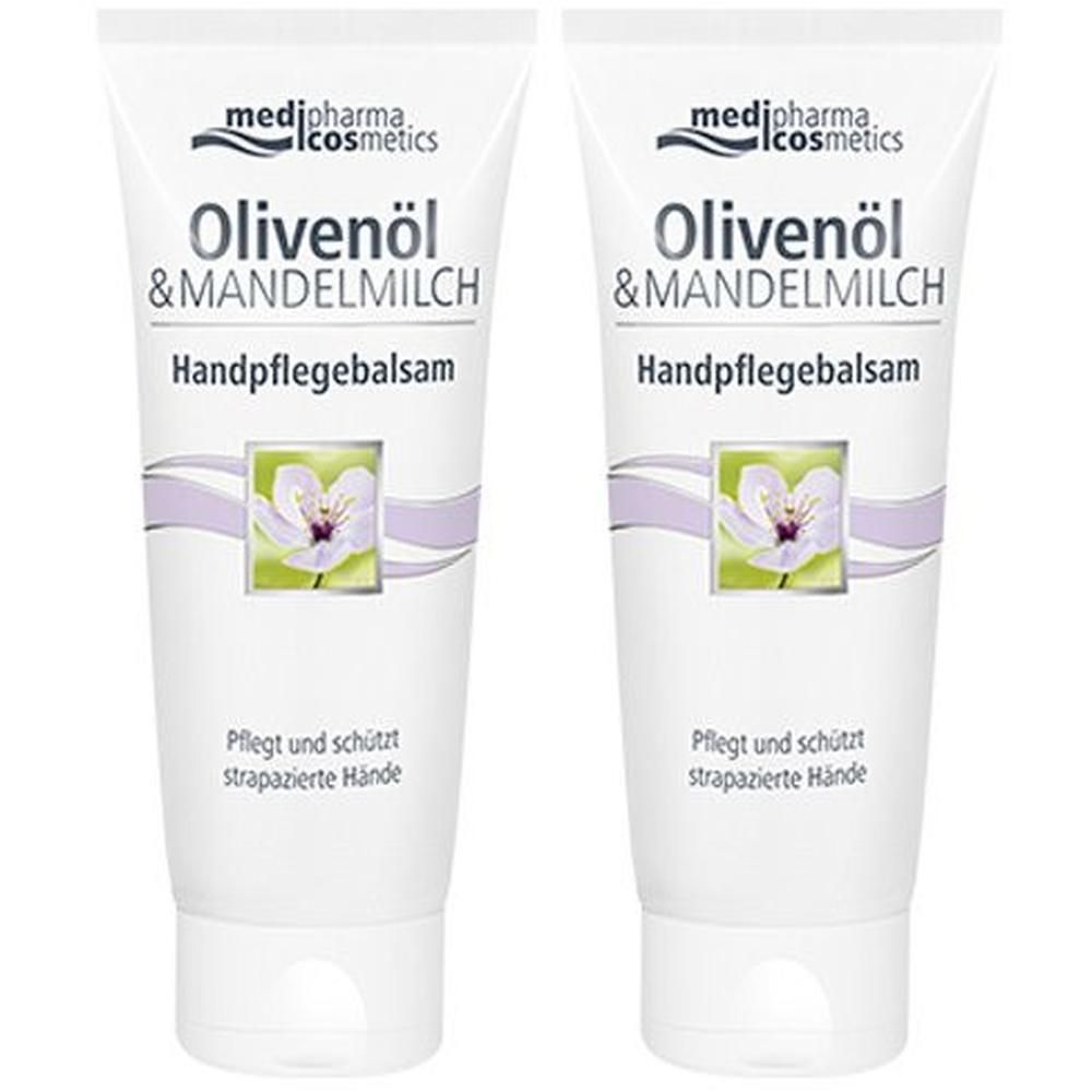 Olivenöl & Mandelmilch Handpflegebalsam 2x 2x100 ml Balsam