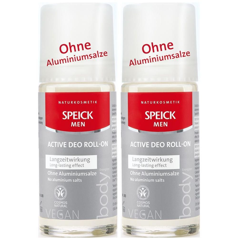 Speick Men Active Deo Roll-on 2x 2x50 ml Körperpflege