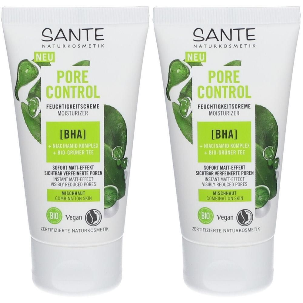Pore Control Feuchtigkeitscre.BHA & grüner Tee Bio 2x 2x50 ml Creme