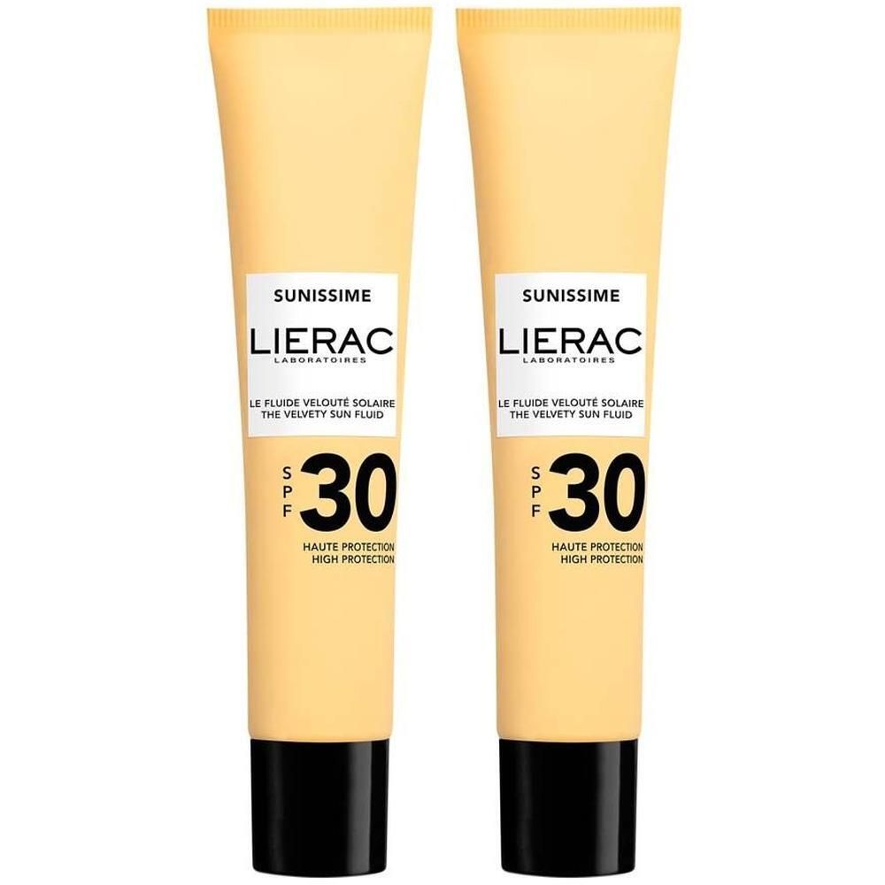 Lierac Sunissime Fluid Gesicht LSF 30 2x 2x40 ml Creme